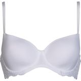 Model - T-Shirt BH - Wit - Gevoerd - Full-Cup - 85% Nylon, 15% Elastaan