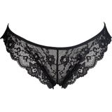 Daisy - Braziliaanse Slip - Gerecycled Kant - Zwart