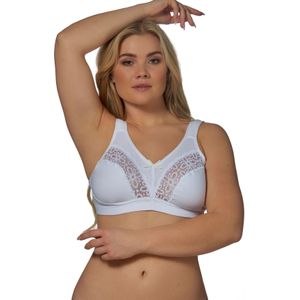 Elbrina Bügelloser BH, mit floralen Spitzendetails