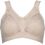 Katoenen Bralette - Zwart - Kant Detail - Verstelbare Schouderbandjes