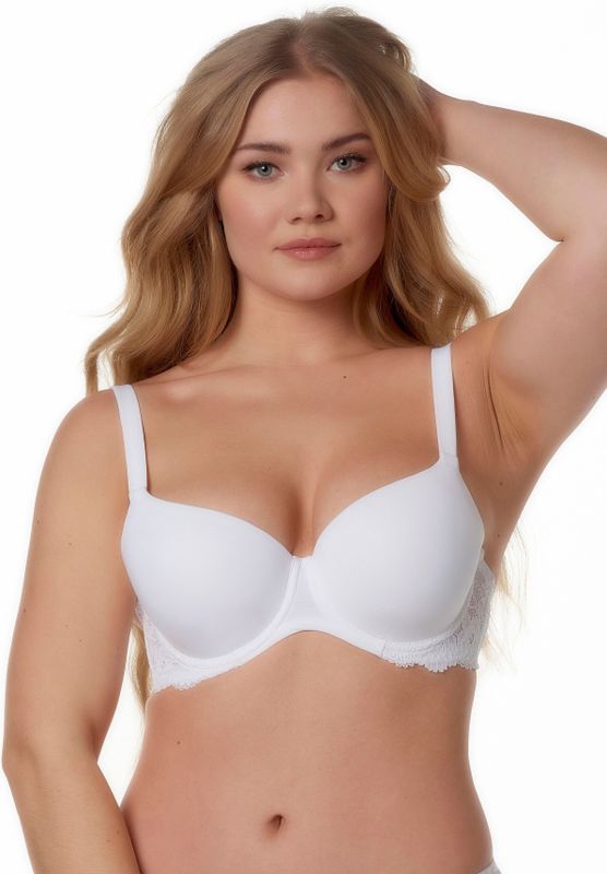 T-Shirt Bh - Gerecycled - Gladde Cups - Kanten Details - Verstelbare Schouderbandjes