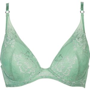 After Eden - Push-up BH - Groen - Met Bloemenkant