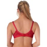 Vanilla - Dames Lingerie, Bh, Beugel beha - Rood - Maat 85B