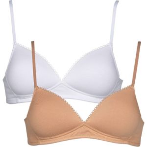 MyBasic - Comfy Bralette - 2-Pack - Katoen - Basic Kleuren