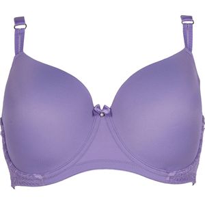 After Eden - Faro - Full Cover Voorgevormde Beugel BH - Zwart - Kanten Details