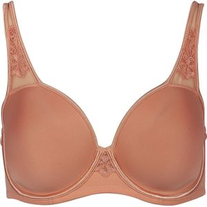 Beugelbeha - Full Cover - Spacer - Ademend - Glanzend Satijn - Embroidery