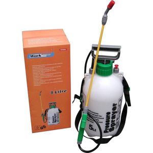 Work plus Garden hoge druksproeier - drukspuit 5 liter.