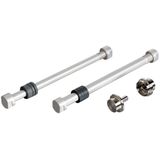 Tacx E-Thru Trainerassen, voor Classic Trainers, 10 mm, Achterwiel, Steekassen