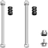 Tacx E-Thru Trainerassen, voor Classic Trainers, 10 mm, Achterwiel, Steekassen