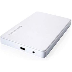 Conceptronic 2,5  Harddisk Box Mini White Stroomvoorziening via USB