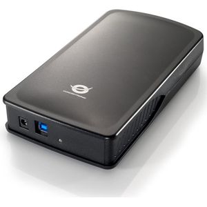 Conceptronic - Chd3dusb3 - Externe HDD/SSD-behuizing - Zwart - Aluminium