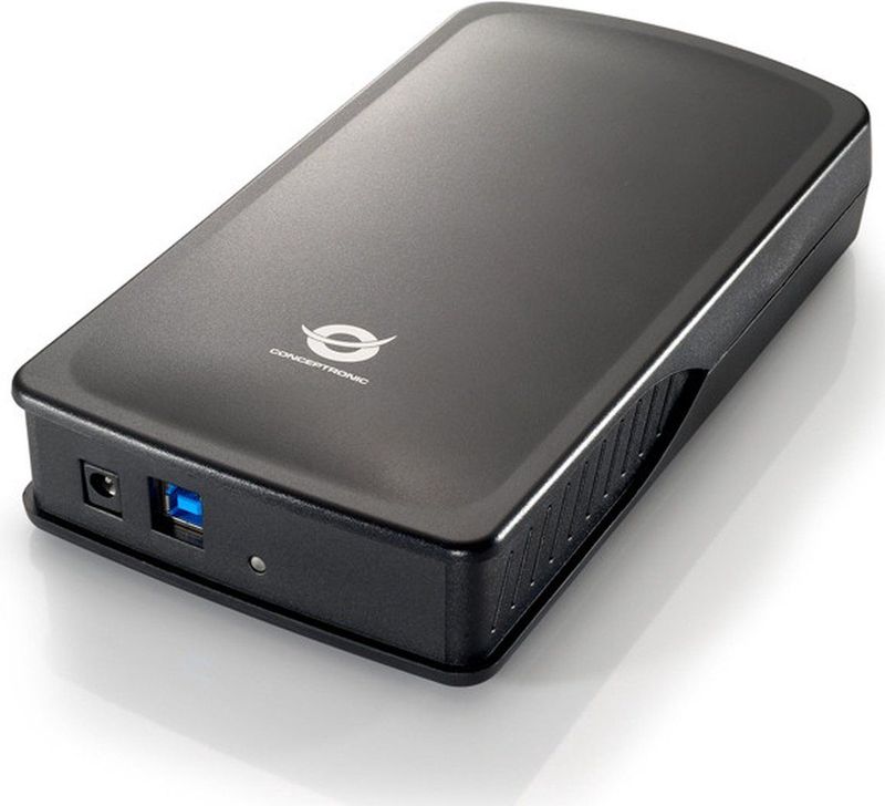Conceptronic - Chd3dusb3 - Externe HDD/SSD-behuizing - Zwart - Aluminium