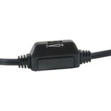 Conceptronic - Chatstar - Headset - Zwart - Bedraad - Inclusief Volume Afstandsbediening