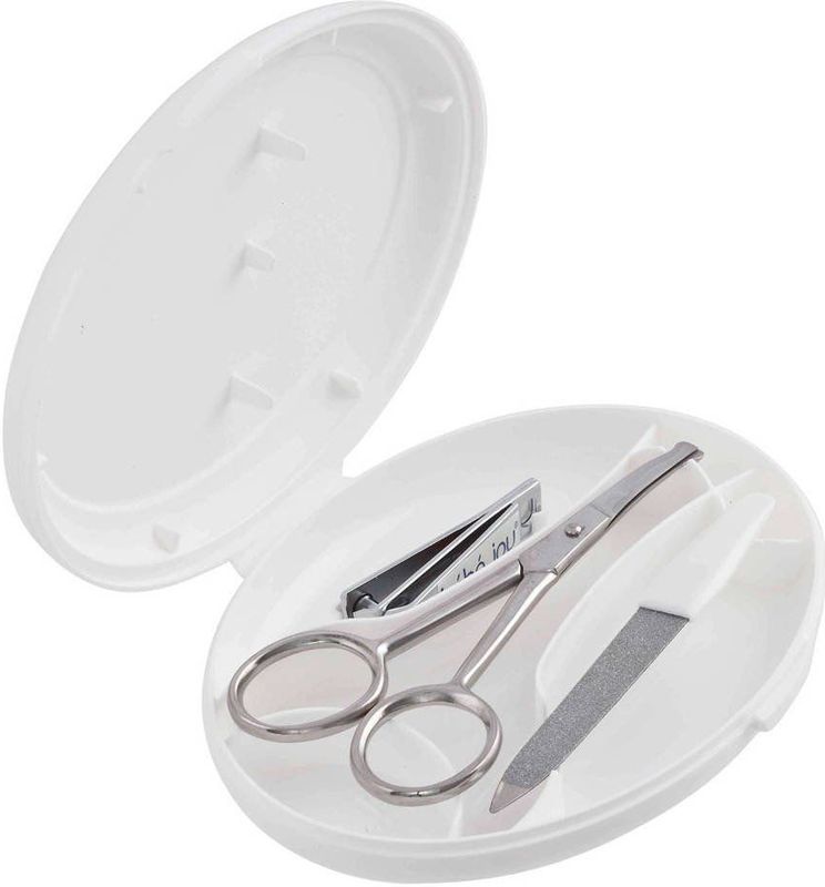 Bebe-Jou - Manicureset - Wit - Inclusief Schaartje, Vijltje en Nagelknipper