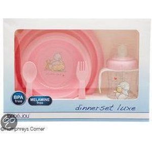 Bebe-jou Servies / beker / bestek Pink 10000490