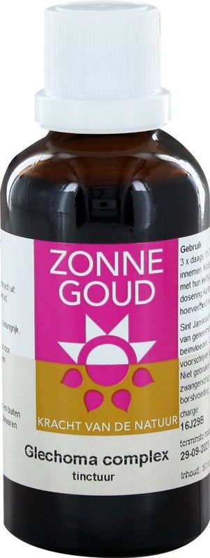 Zonnegoud - Glechoma Complex - Fytotherapie - Hondsdraf Extract