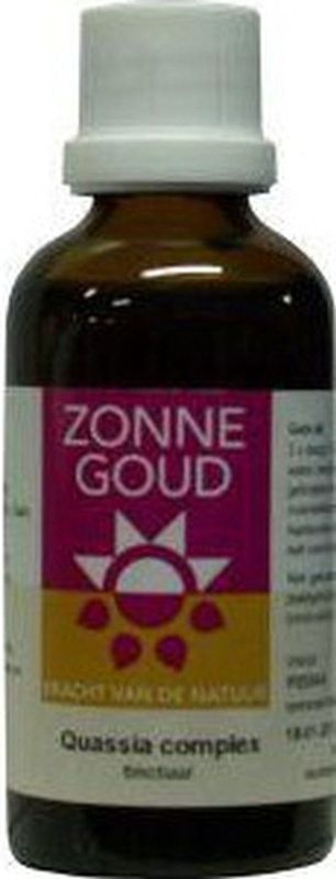 Zonnegoud - Quassia Complex Tinctuur - Kruidenpreparaat - 50ml