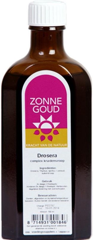 Drosera - Siroop - Zonnegoud - Kruidensiroop - 200ml