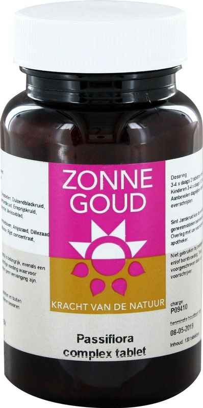 Zonnegoud - Passiflora Complex - Tabletten - 60 Stuks