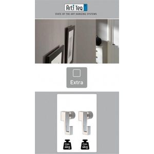 Artiteq - Haak - 4kg - 2x - Schilderij ophangsystemen