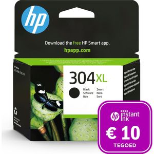 HP - 304XL - Inktcartridge - Zwart - Origineel - Met Instant Ink Tegoed