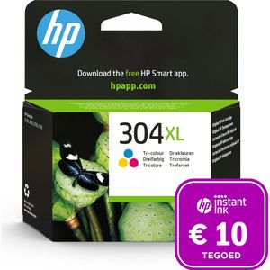 HP 304XL - Inktcartridge kleur + Instant Ink tegoed