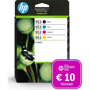 HP 953 - Inktcartridge - Kleur & Zwart - Origineel - Met Instant Ink Tegoed