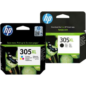 HP 305XL Inkt Cartridge 4-Kleuren Bundel