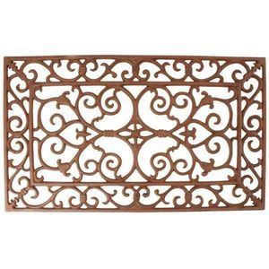 Esschert Design - Deurmat - Bruin - Gietijzer - 58 x 34 cm