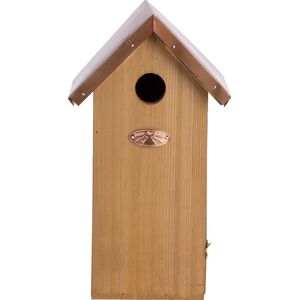 Best for Birds Koolmees Vogelhuisje - Hout - 14 x 17 x 30 cm