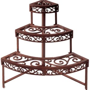 Esschert Design Kwartronde Etagère BPH32 - Stijlvolle Tuinaccessoire