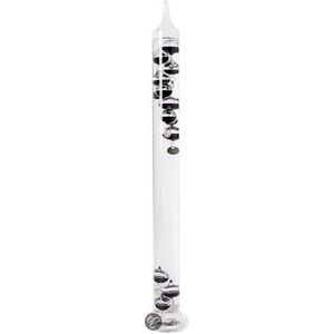 Esschert Design Galileo-thermometer, temperatuurmeter, glazen thermometer met ballen, maat L, ca. 7,6 cm x 7,6 cm x 56 cm