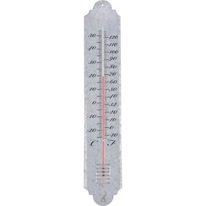 Thermometer 50 cm - Oud zink