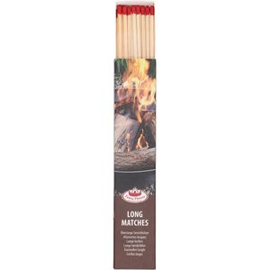 Fancy Flames BBQ/Barbecue lucifers - 10x - lange lucifers - 21 cm