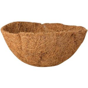 Kleine Kokos Opknoping Mand Insert 10"", Bruin