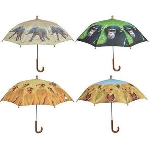Kinder paraplu aap Chimpansee van Esschert design | kinderparaplu | voor kids | dierenparaplu