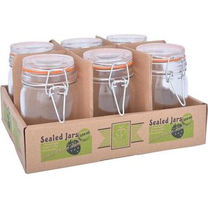 Vershouddozen - Transparant - kunststof - Set van 3