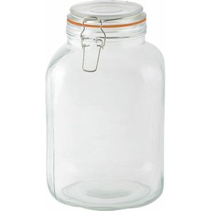 Esschert Design Weckpotten/inmaakpotten - 3L - glas - beugelsluiting - D15 x H24 cm