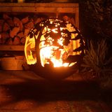Esschert Design Vuurbal laser cut roest