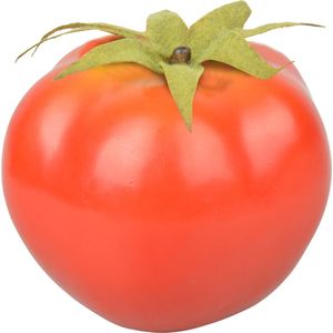 Esschert Design kunstfruit decofruit - tomaat/tomaten - ongeveer 6 cm - rood - Kunstbloemen
