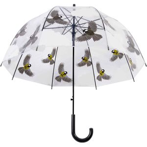Esschert's Garden Transparante Paraplu met Vogels | 81 cm diameter