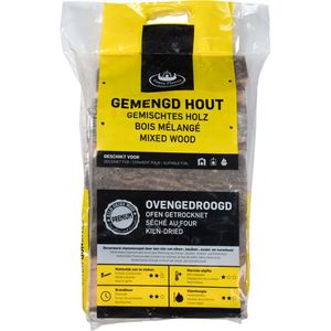 Esschert Design Ovengedroogd Gemengd Haardhout Bruin