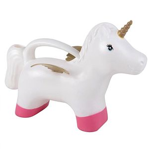 Esschert Design Gieter - wit - kunststof - eenhoorn - 1.7 liter - kindergietertje - 15 x 33 x 23 cm