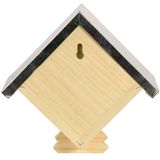 Houten bijenhuis/bijenhotel 18 cm - Hotel/huisje voor insecten - Wespenhuis/wespenhotel