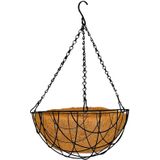 Voorgevormde inlegvel kokos voor hanging basket 40 cm - kokosinleggers / plantenbak van kokos