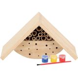 Esschert Design Insectenhotel - Voor kinderen - Zelf Schilderen - 13,4x24x13,1cm