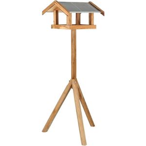 Esschert Design Vogelvoederhuisje - Staal met Rechthoekig Dak