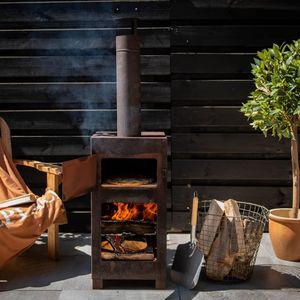Terraskachel Esschert Design Pizzaoven Roest