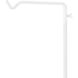 Esschert Design Tafelklem/tafelhaak - wit - staal - vensterbank haak - 22,2 x 3,6 x 112,2 cm
