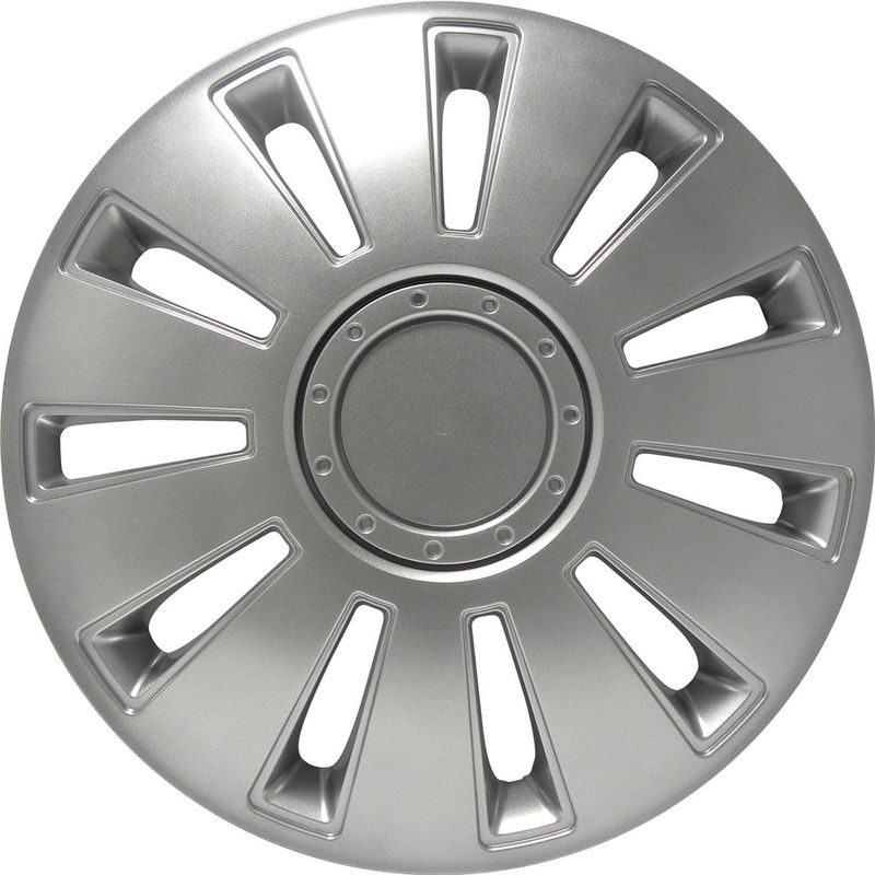 Gorecki - Wieldoppenset Silverstone - 13 Inch - Zilver - ABS Kunststof